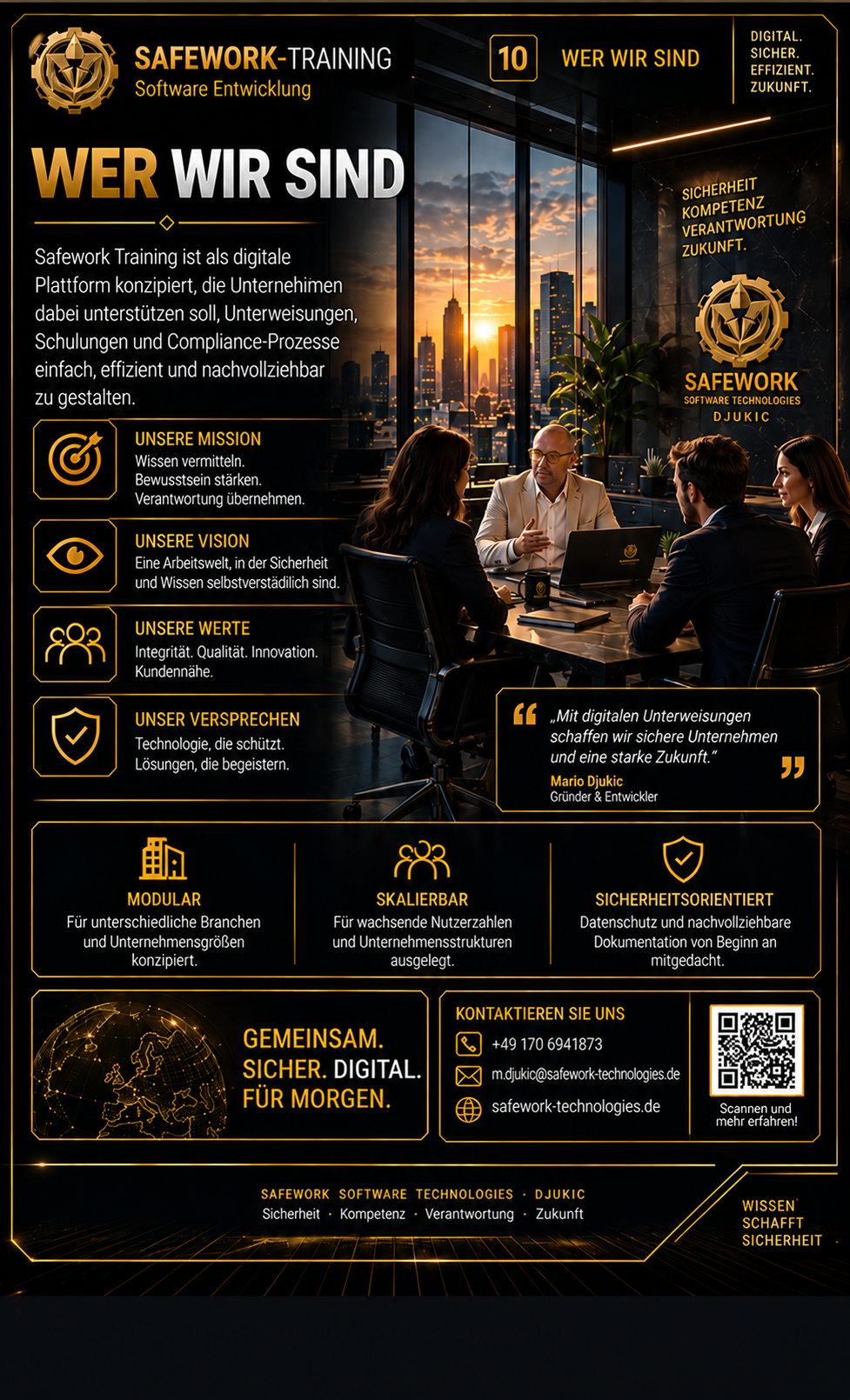 SAFEWORK Training – Über SAFEWORK